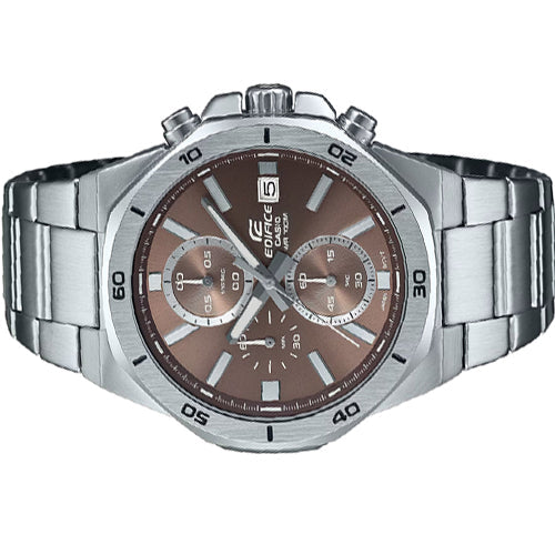 Chronograph Watch - Casio Edifice Chrono Men's Silver Watch EFV-640D-5AVUEF