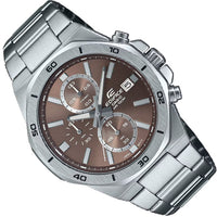 Chronograph Watch - Casio Edifice Chrono Men's Silver Watch EFV-640D-5AVUEF