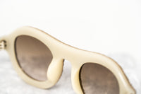 David David Sunglasses Oval Solid Brown Mink Cream With Brown Lenses Category 3 9DAVID1C4BLACKMINK - WatchPilot