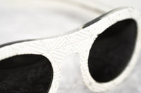 David David Sunglasses Oval Solid White Crystal With Dark Grey Lenses Category 3 9DAVID1C2WHITE - WatchPilot