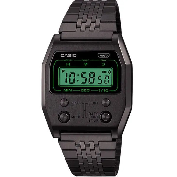 Digital Watch - Casio Vintage Unisex Black Watch A1100B-1EF