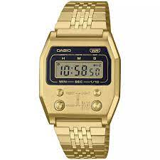 Digital Watch - Casio Vintage Unisex Gold Watch A1100G-5EF