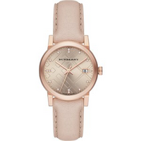 Burberry The City Diamond Ladies 34mm Rose Gold Watch BU9131