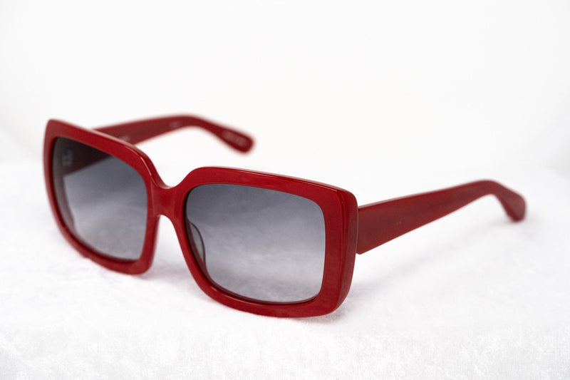 Eley Kishimoto Sunglasses Oversized Rectangular Red With Grey Category 3 Graduated Lenses EK28C1SUN - WatchPilot