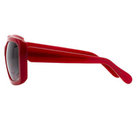 Eley Kishimoto Sunglasses Oversized Rectangular Red With Grey Category 3 Graduated Lenses EK28C1SUN - WatchPilot