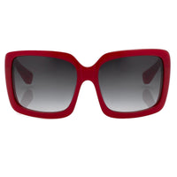 Eley Kishimoto Sunglasses Oversized Rectangular Red With Grey Category 3 Graduated Lenses EK28C1SUN - WatchPilot