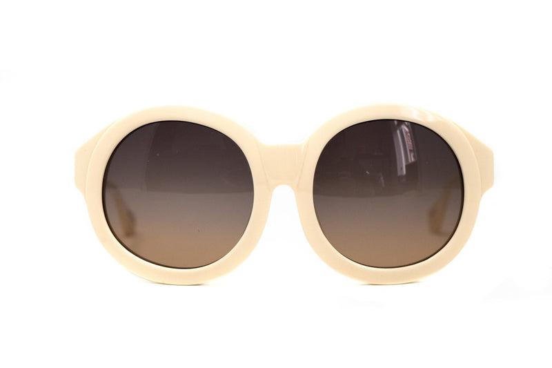 Eley Kishimoto Sunglasses Oversized Round Cream With Brown Category 3 Lenses EK27C4SUN - WatchPilot