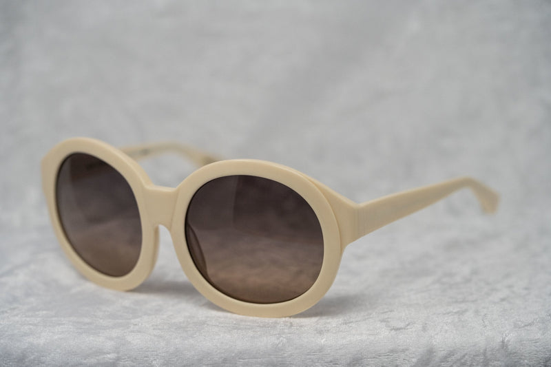 Eley Kishimoto Sunglasses Oversized Round Cream With Brown Category 3 Lenses EK27C4SUN - WatchPilot