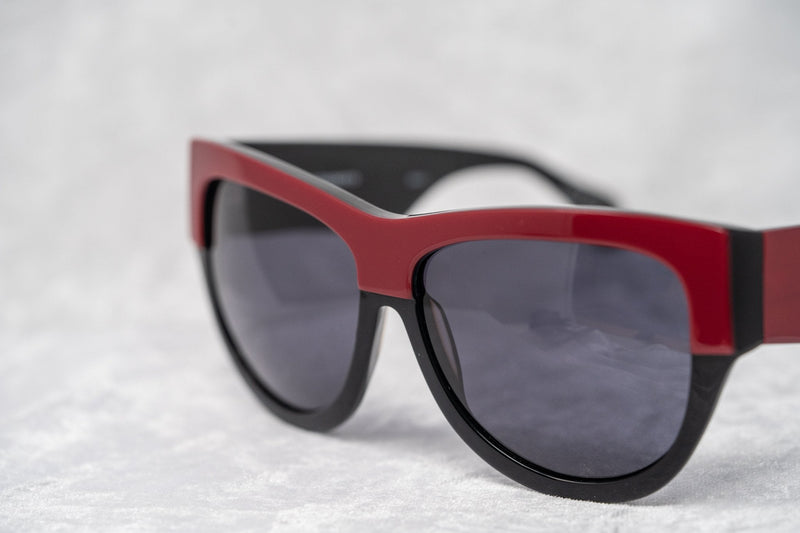 Eley Kishimoto Sunglasses Oversized Wayfarer Red and Black With Black Lenses EK26C1SUN - WatchPilot