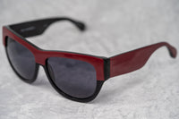 Eley Kishimoto Sunglasses Oversized Wayfarer Red and Black With Black Lenses EK26C1SUN - WatchPilot