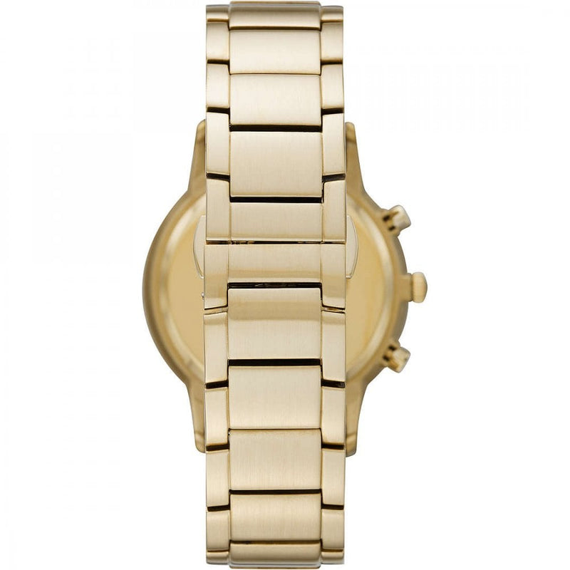 Emporio Armani Men's Chronograph Watch Renato Gold AR11332