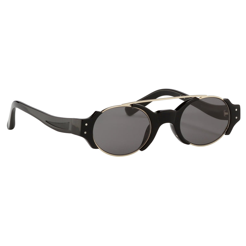 Erdem Women Sunglasses Black Light Gold with Grey Lenses Category 3 EDM8C2SUN - WatchPilot