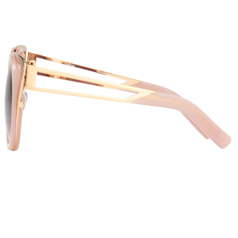 Erdem Women Sunglasses Cat Eye Light Pink Light Gold with Grey/Pink Graduated Lenses EDM4C3SUN - WatchPilot