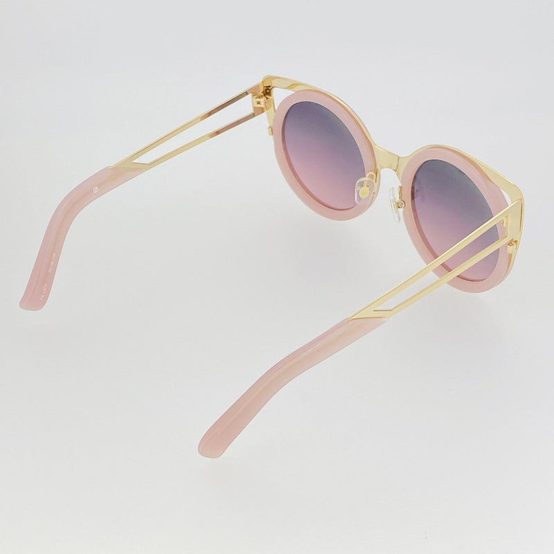 Erdem Women Sunglasses Cat Eye Light Pink Light Gold with Grey/Pink Graduated Lenses EDM4C3SUN - WatchPilot