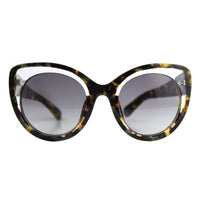 Erdem Women Sunglasses Cat Eye Tortoise Shell Clear with Grey Graduated Lenses Category 3 EDM14C5SUN - WatchPilot