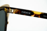 Erdem Women Sunglasses Cat Eye Tortoise Shell Gold with Grey Lenses Category 3 EDM17C2SUN - WatchPilot