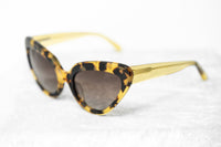 Erdem Women Sunglasses Cat Eye Tortoise Shell Yellow with Brown Graduated Lenses EDM29C2SUN - WatchPilot