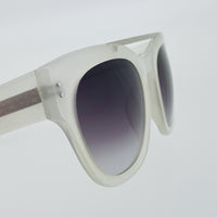 Erdem Women Sunglasses D-Frame Off White with Grey Graduated Lenses Category 3 EDM11C3SUN - WatchPilot