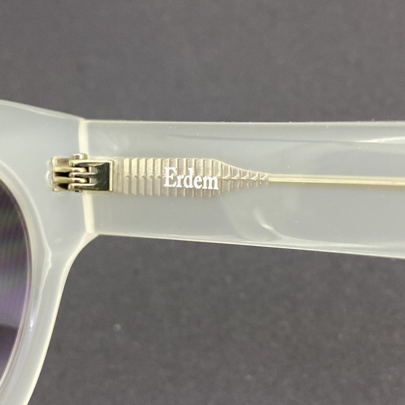 Erdem Women Sunglasses D-Frame Off White with Grey Graduated Lenses Category 3 EDM11C3SUN - WatchPilot