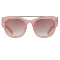 Erdem Women Sunglasses D-Frame Pale Pink with Rose Graduated Lenses EDM11C5SUN - WatchPilot