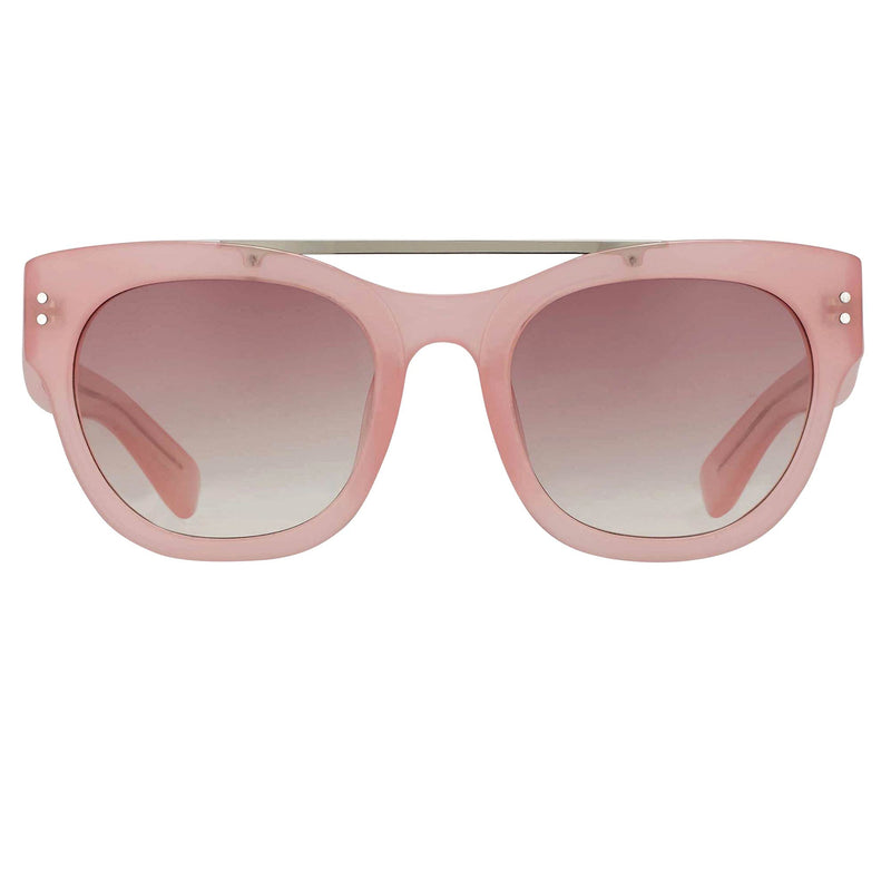 Erdem Women Sunglasses D-Frame Pale Pink with Rose Graduated Lenses EDM11C5SUN - WatchPilot