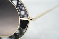 Erdem Women Sunglasses Oval Grey Pearl Purple Gold with Maroon Graduated Lenses EDM27C2SUN - WatchPilot