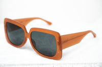 Erdem Women Sunglasses Oversized Burnt Orange Rose Gold with Grey Lenses Category 3 EDM34C4SUN - WatchPilot