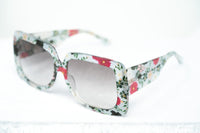 Erdem Women Sunglasses Oversized Floral Blue Rose Gold with Grey Graduated Lenses Category 3 EDM34C5SUN - WatchPilot