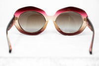 Erdem Women Sunglasses Oversized Pink Gold with Brown Graduated Lenses EDM33C1SUN - WatchPilot