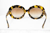 Erdem Women Sunglasses Oversized Tortoise Shell Gold with Brown Graduated Lenses EDM33C4SUN - WatchPilot