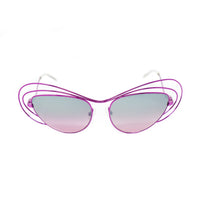 Erdem Women Sunglasses Special Frame Purple with Pink/Grey Graduated Mirrored Lenses Category 3 - EDM2C1SUN - WatchPilot