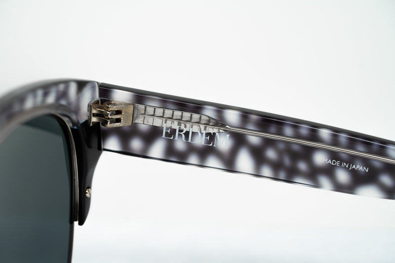 Erdem Women Sunglasses Stingray Black Light Gold with Grey Lenses Category 3 EDM25C3SUN - WatchPilot