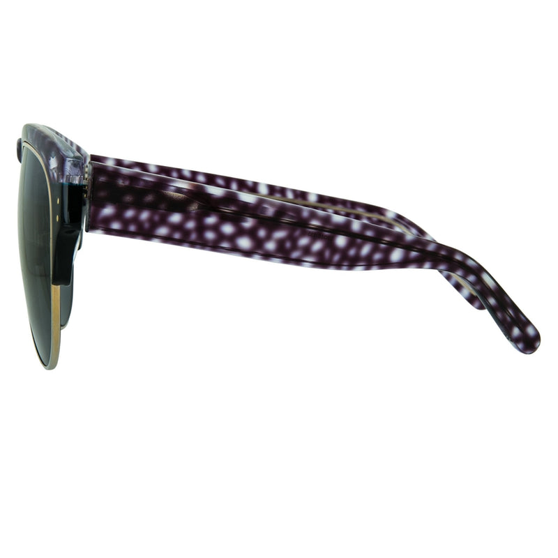 Erdem Women Sunglasses Stingray Black Light Gold with Grey Lenses Category 3 EDM25C3SUN - WatchPilot