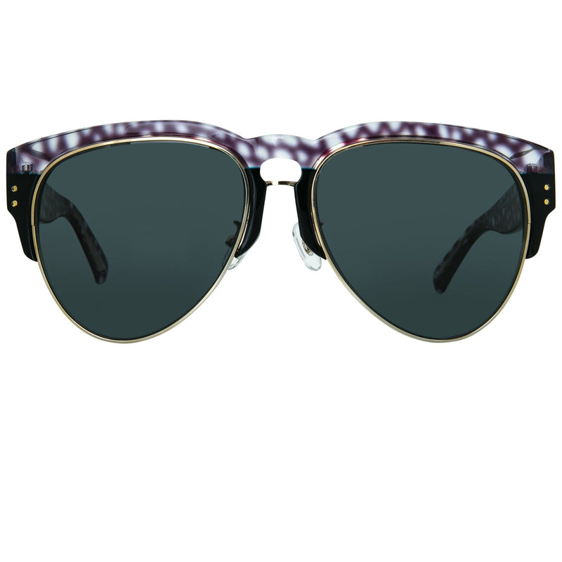 Erdem Women Sunglasses Stingray Black Light Gold with Grey Lenses Category 3 EDM25C3SUN - WatchPilot