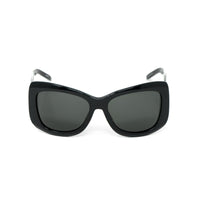 Erickson Beamon Sunglasses Oversized Black Gold With Dark Grey Lenses 8EB2C1BLACK - WatchPilot