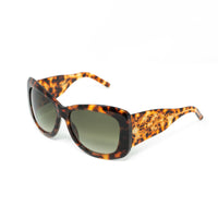 Erickson Beamon Sunglasses Oversized Tortoise Shell Gold With Grey Lenses 8EB2C2T/SHELL - WatchPilot