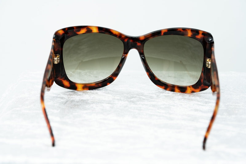 Erickson Beamon Sunglasses Oversized Tortoise Shell Gold With Grey Lenses 8EB2C2T/SHELL - WatchPilot