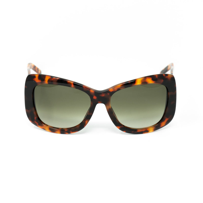 Erickson Beamon Sunglasses Oversized Tortoise Shell Gold With Grey Lenses 8EB2C2T/SHELL - WatchPilot