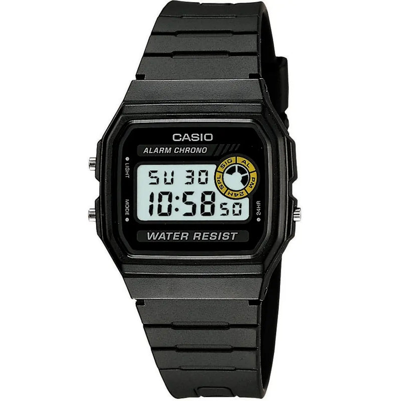 Casio F-94WA-8DG Unisex Black Digital Watch