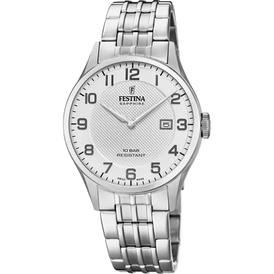 Festina Men's 40mm Grey Silver Watch F20005/1