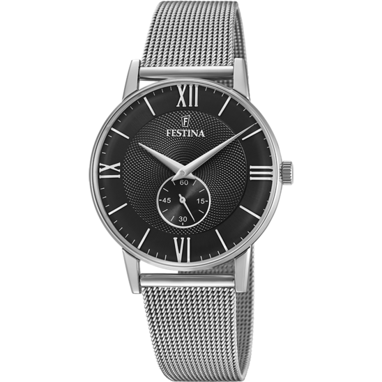 Festina Retro Men's Black Watch F20568/4