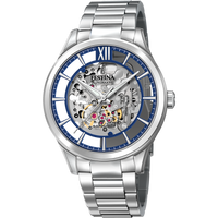 Festina Skeleton Auto Men's Silver Watch F20630/3