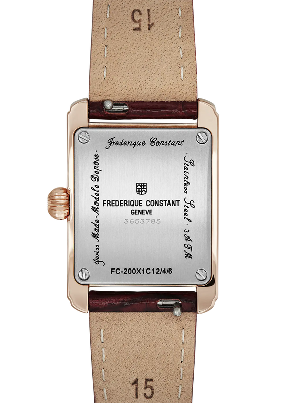 Frederique Constant Ladies Watch Classic Carree Rose Gold FC-200MC14