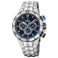 Festina Watch Black Blue Chrono Bike Stainless Steel F20448-5 - Watches & Crystals