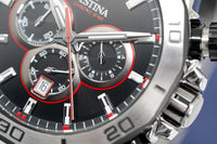 Festina Watch Black Red Chrono Bike Stainless Steel F20448-4 - Watches & Crystals