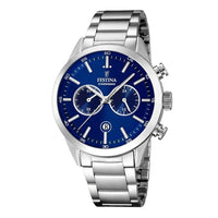 Festina Watch Blue Chrono Stainless Steel F16826-B - Watches & Crystals