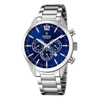 Festina Watch Blue Timeless Chrono Stainless Steel F20343-7 - Watches & Crystals