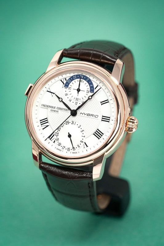 Frederique Constant Men's Classic Hybrid Manufacture Watch Rose Gold - Watchpilot