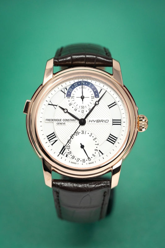 Frederique Constant Men's Classic Hybrid Manufacture Watch Rose Gold - Watchpilot