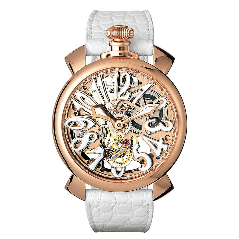 GaGà Milano Skeleton 48MM Rose Gold - Watches & Crystals